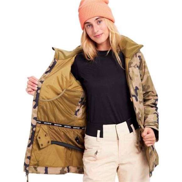Burton Lelah Jacket Martini Olive Terra Camo. Never worn. - Picture 2 of 9